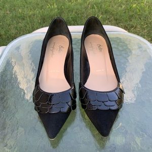 SimplySoles Black Kitten Heels